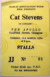 Cat Stevens - Linda Lewis - 19/03/1974